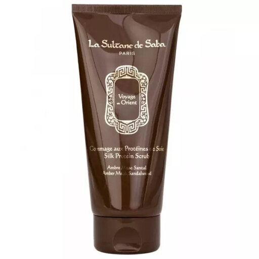 La Sultane De Saba Silk Protein Scrub Ambre Musc Santal 200ml Шовковий протеїновий скраб з ароматом Амбри, мускусу та сандалу