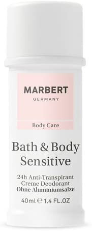 Marbert Bath &amp; Body Sensitive 24h Cream Deodorant 40ml Дезодорант крем "Чутливий догляд"