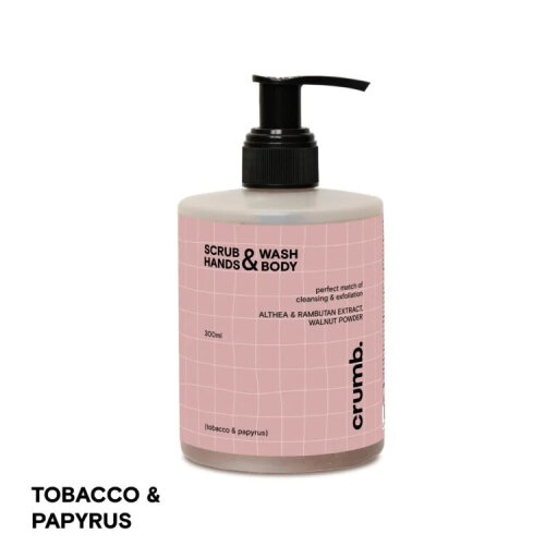 Crumb Tobacco &amp; papyrus 300ml Гель для душу зі скрабинками для рук та тіла