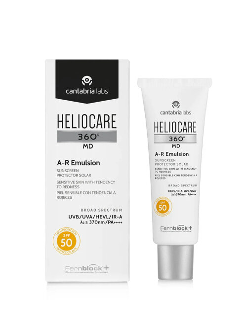 Cantabria Labs Heliocare 360 MD A-R Emulsion SPF 50+ 50ml Сонцезахисна емульсія для шкіри схильної до почервонінь