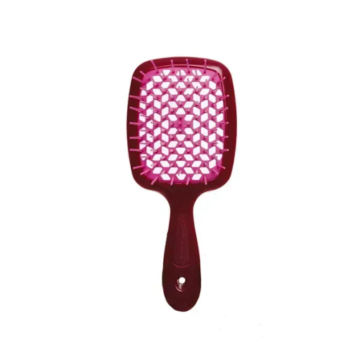 Щітка Janeke Superbrush The Original 86SP226BOR Бургундія з рожевим