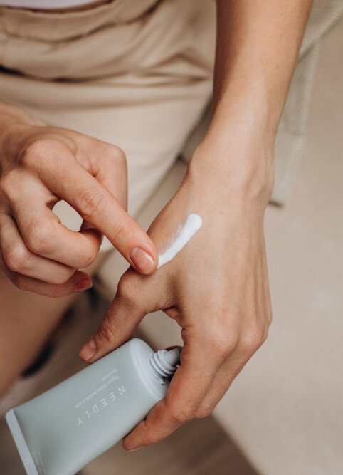 Needly Vegan Mild Moisture Sun SPF 50+ PA++++ 50мл Зволожуючий сонцезахисний крем з рослинним скваланом &mdash; Фото 3