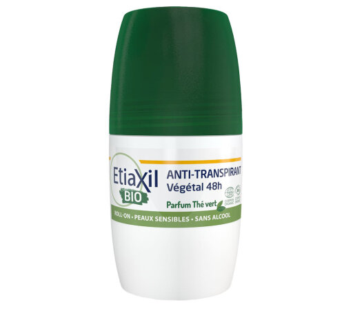 Etiaxil Anti-Perspirant Vegetal Protection 48H Roll-On Green Tea 50 мл Антиперспірант органічний з ароматом зеленого чаю для пахв