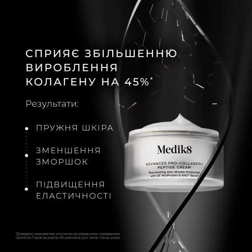 Medik8 Advanced Pro Collagen+Peptide Cream 50 ml Омолоджувальний зволожувальний крем проти зморшок &mdash; Фото 1