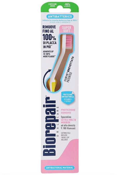 BIOREPAIR Зубна щітка "Досконала чистка" Supersoft, для захисту ясен жовта